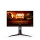 AOC G2 Q24G2A/BK pantalla para PC 60,5 cm (23.8'') 2560 x 1440 Pixeles Negro, Rojo